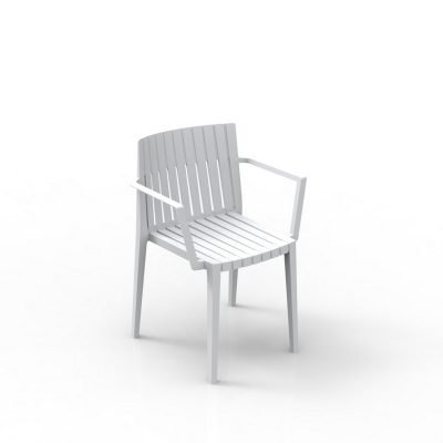 Cadeira com braços branca